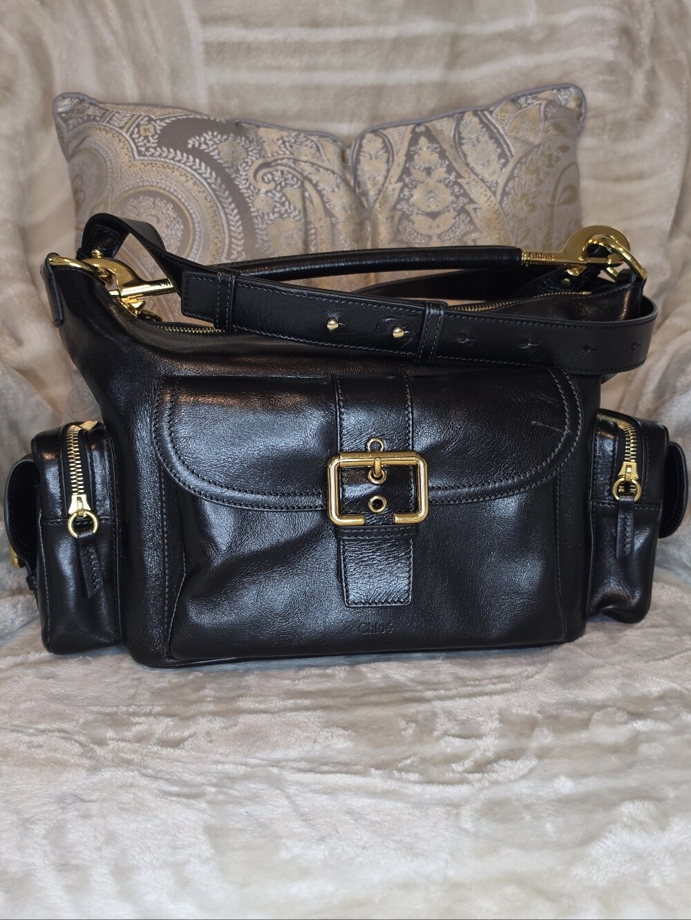 Chloé Large Leather Camera Bag